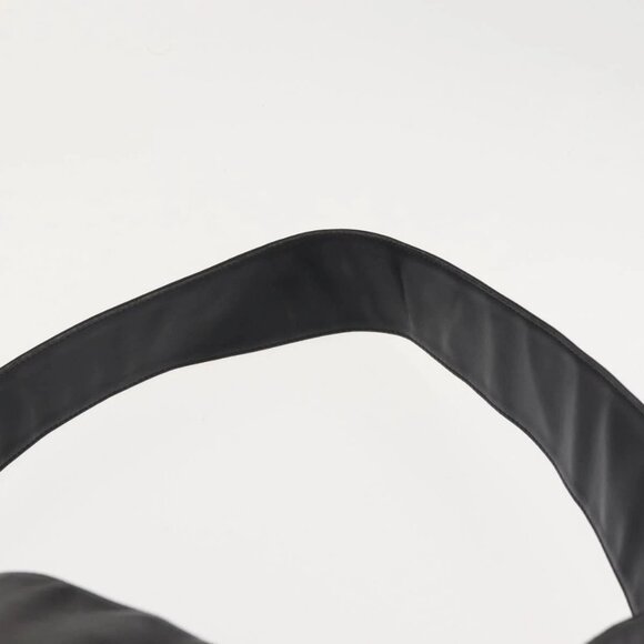 GUCCI Shoulder Bag Leather Black Silver Auth 143208 - Picture 9 of 16